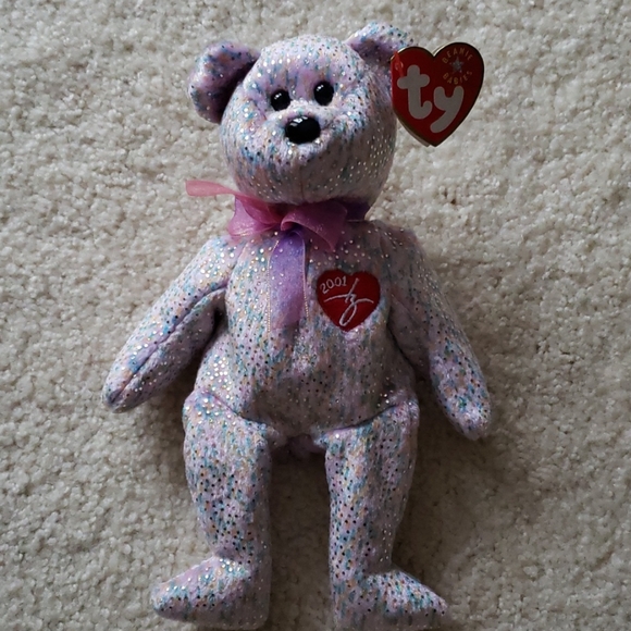 beanie baby 2001 signature bear